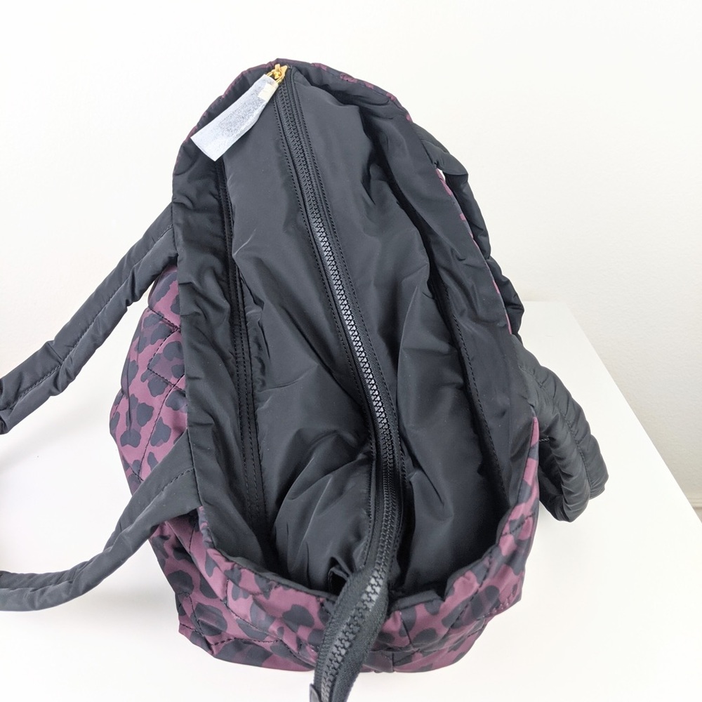 Marc Jacobs Suspira Medium Tote, Burgundy Leopard - Picture 5 of 8